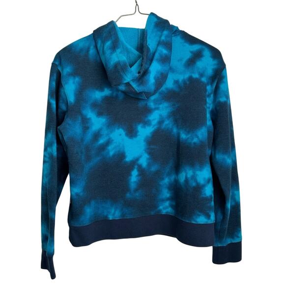 Champion Blue Tie-Dye Cotton Blend Hoodie Women's Medium - Picture 3 of 8